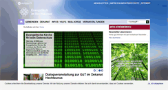 Desktop Screenshot of evangelisch-hochtaunus.de